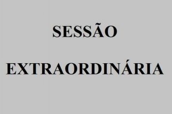 Sessão Extraordinária