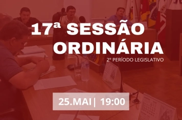 17ª Sessão Ordinária 