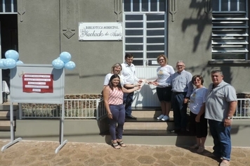 Presidente da Câmara Prestigia a Inauguração da Biblioteca Pública Municipal Machado de Assis.