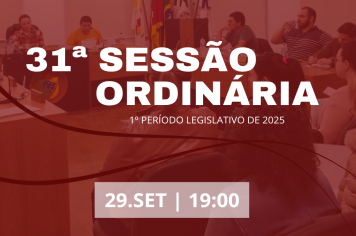 31ª Sessão Ordinária 