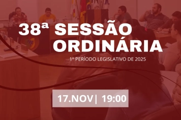 38ª Sessão Ordinária 