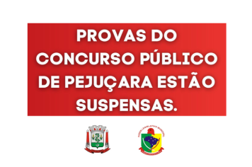 CONCURSO MUNICIPAL DE PEJUÇARA-RS ESTÁ SUSPENSO ATÉ SEGUNDA ORDEM