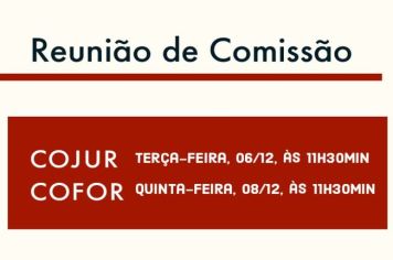 Reunião das Comissões