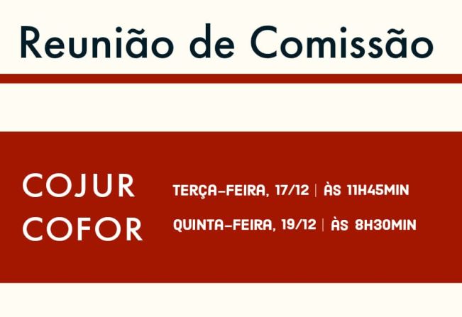 Reunião das Comissões