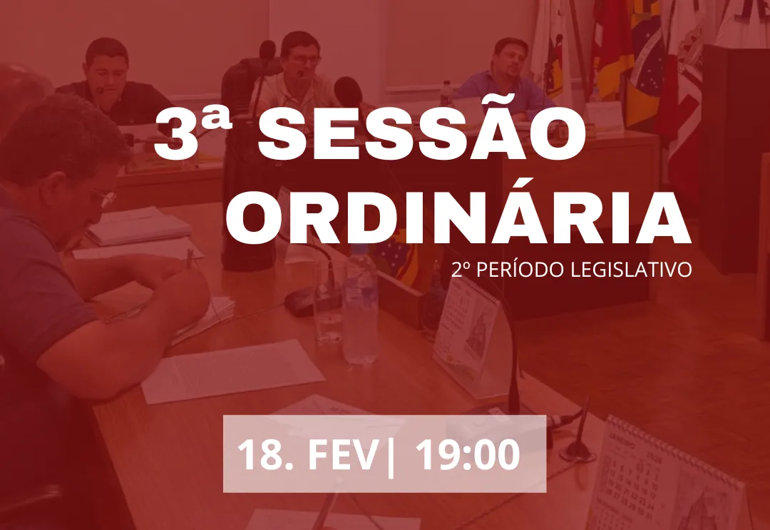 3ª Sessão Ordinária