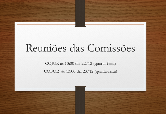 Reunião das Comissões