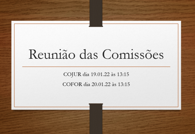 Reunião das Comissões