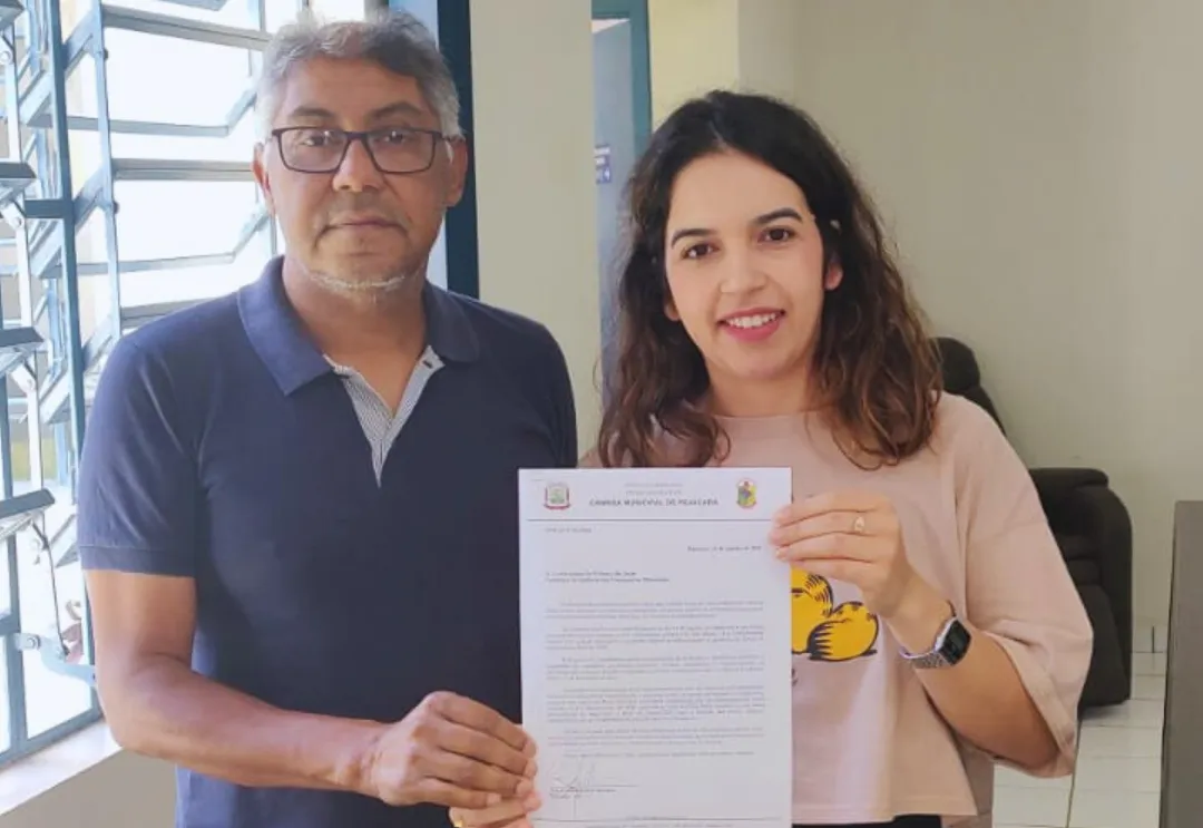 Vereador entrega ofício para Presidente do Sindicato dos Funcionários Municipais