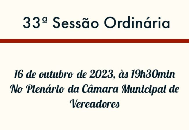 32ª Sessão Ordinária 