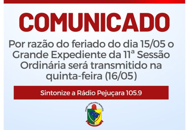 Comunicado!