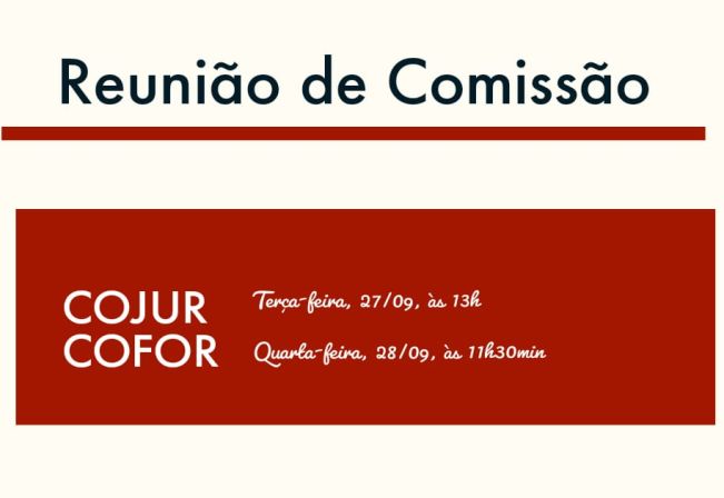 Reunião das Comissões
