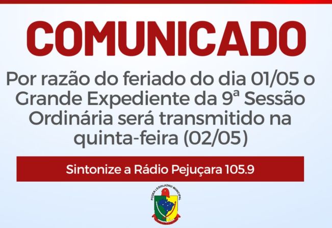 Comunicado!