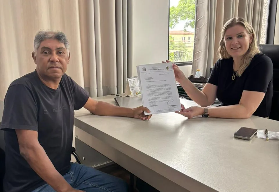 Vereador João Carlos Pereira Martins protocolou ofício junto ao Gabinete da Prefeita