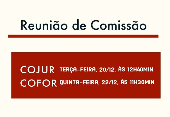 Reunião das Comissões