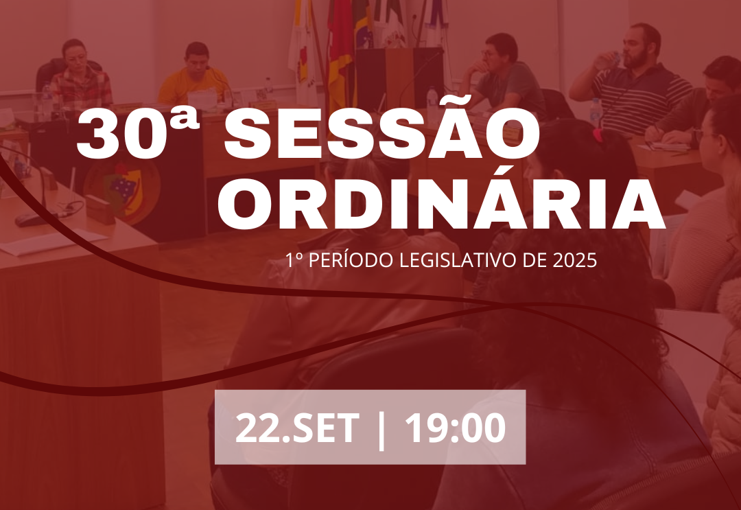 30ª Sessão Ordinária 