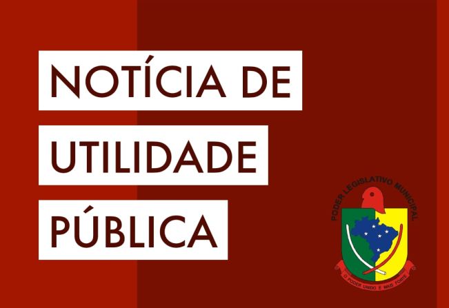 Notícia de Utilidade Pública