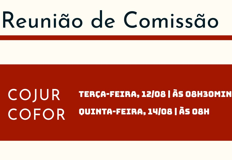 Reunião das Comissões